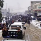 Sous blocus militaire en Syrie, ce qui a finalement pu atteindre la ville d’Ain al-Arab ce dimanche