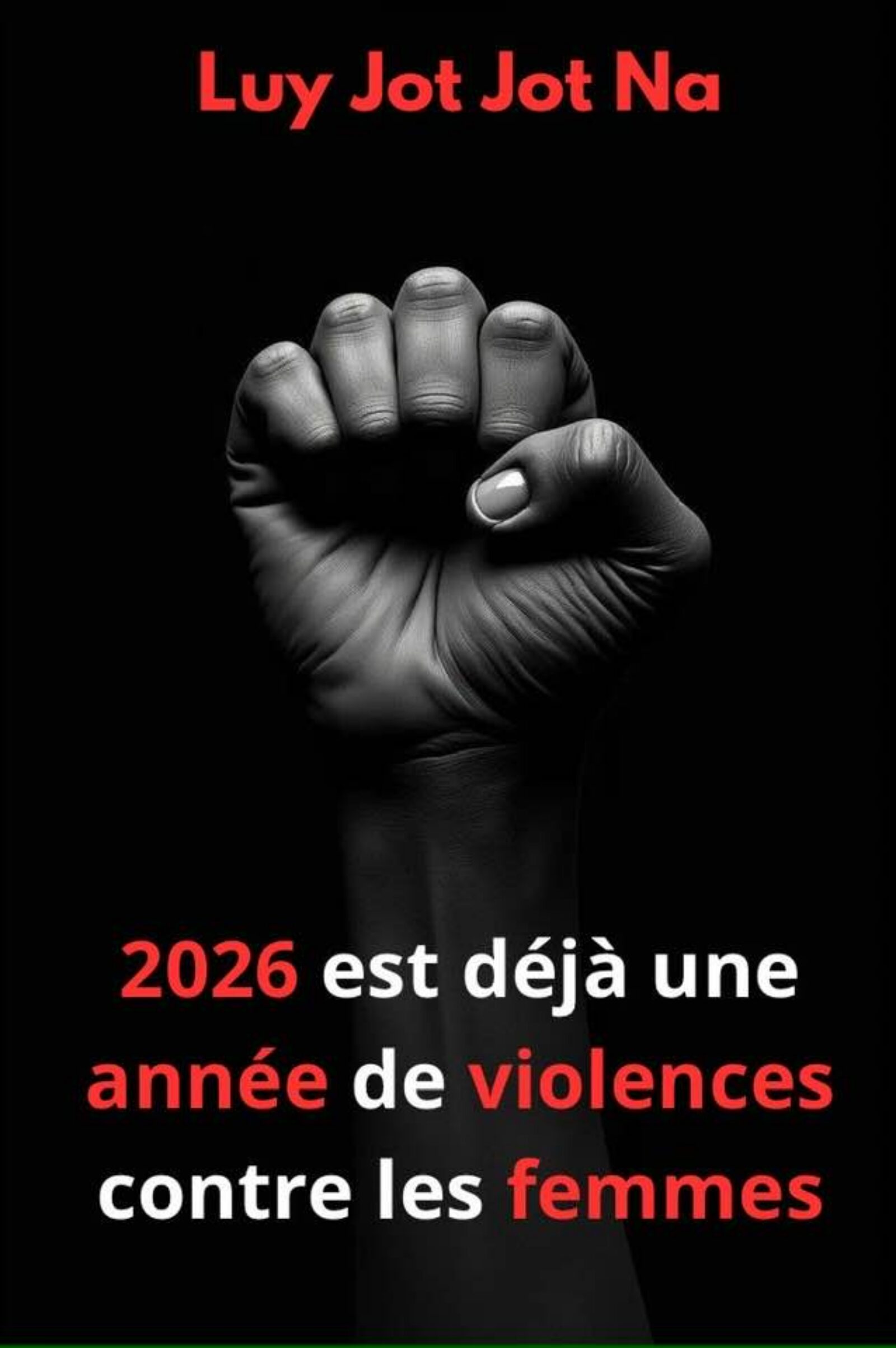  «2026 est déjà une année de violences contre les femmes»