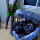 la police saisit 62 kg de chanvre indien