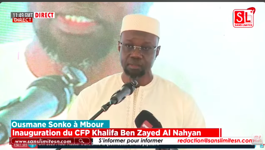 Ousmane Sonko révèle ses liens personnels avec Sheikh Mansour Ben Zayed, propriétaire de Manchester City