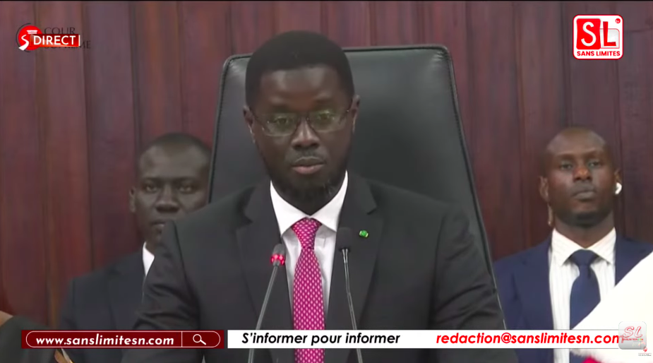 L’important Discours du PR Bassirou Diomaye Faye