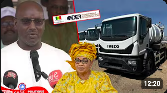 Cheikh Tidiane Dièye préside la cérémonie de remise des clés des nouveaux camions hydrocureurs du PARC (vidéo)