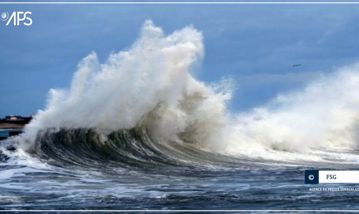 houle dangereuse sur le littoral Sénégal