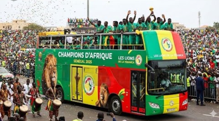 les champions d’Afrique dans les rues de Dakar à partir de 11 heures