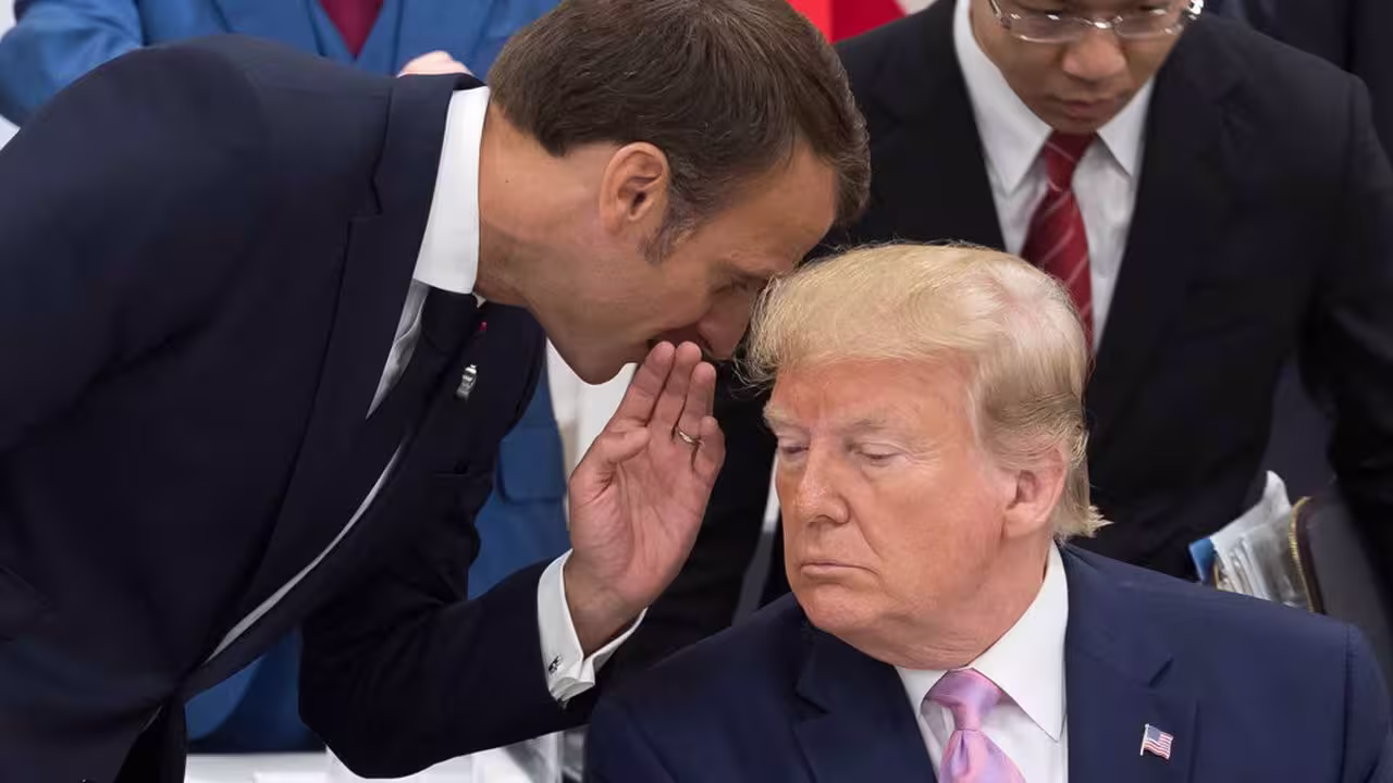 Emmanuel Macron mis à nu par Donald Trump