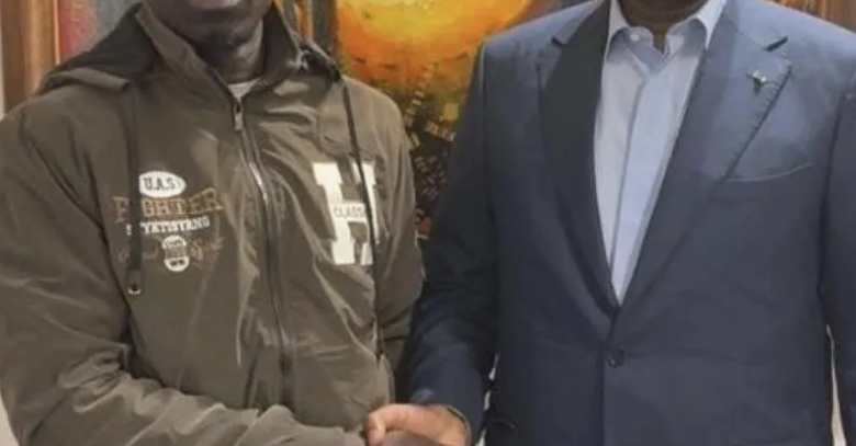 Abdou Nguer aux côtés de Macky Sall au Maroc (photo)