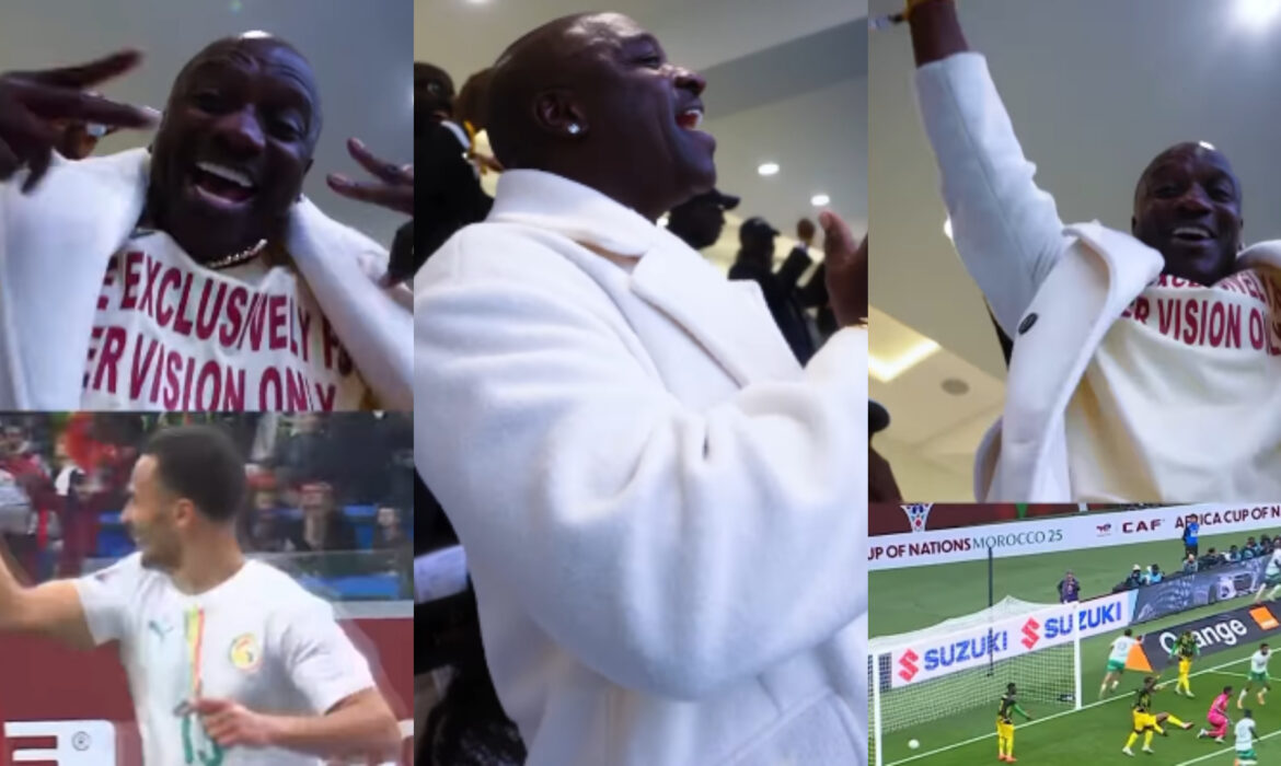 Akon en feu à Tanger, l’artiste exulte après le but d’Iliman Ndiaye (vidéo)