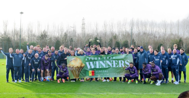 Everton fête Gana Gueye et Iliman Ndiaye à leur retour de la victoire (03 photos)