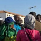 Guy Marius à la manifestation des animateurs polyvalents