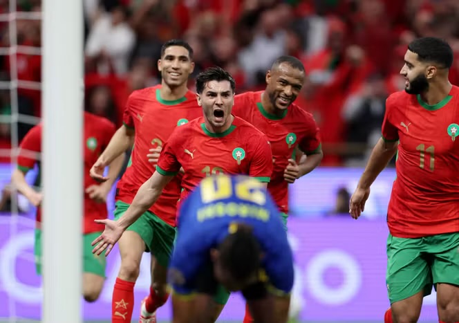 le Maroc s’impose face au Cameroun et file en demi-finale