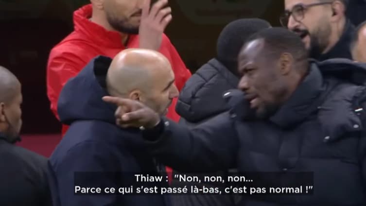 beIN Sports dévoile l’échange très tendu entre Pape Thiaw et Regragui