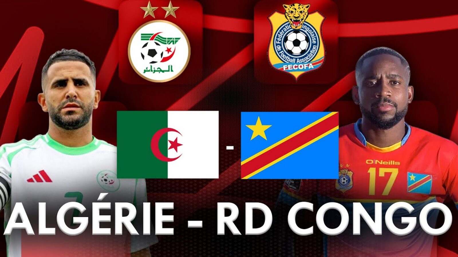 EN DIRECT : Algérie vs RDC, Huitièmes de finale