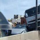 un conteneur écrase un véhicule, la victime identifiée (photo)