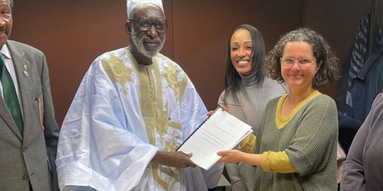 Le Khalife Thierno Madani Tall au musée du quai Branly–Jacques Chirac