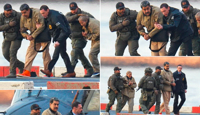 Maduro et sa femme conduits devant un juge fédéral à New York