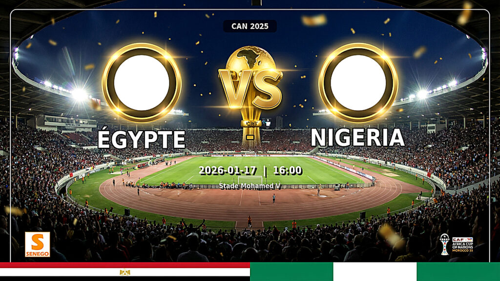 Égypte vs Nigeria, suivez le match pour la 3e place en live sur Senego