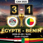 L’Égypte écarte le Bénin après prolongation (3-1), découvrez les notes des joueurs