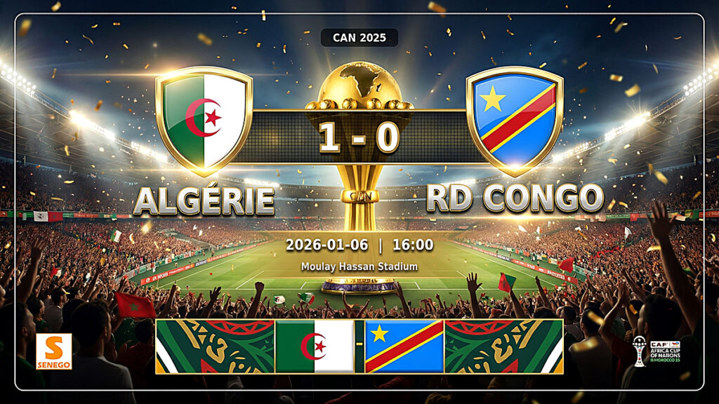 L’Algérie élimine la RDC au bout du suspense (1-0), découvrez les notes des joueurs