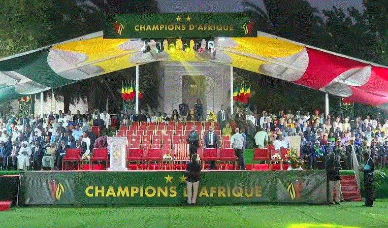 Suivez la cérémonie de réception des Lions champions d’Afrique au Palais (vidéo)