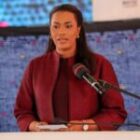 la première dame Absa Faye chargée de com