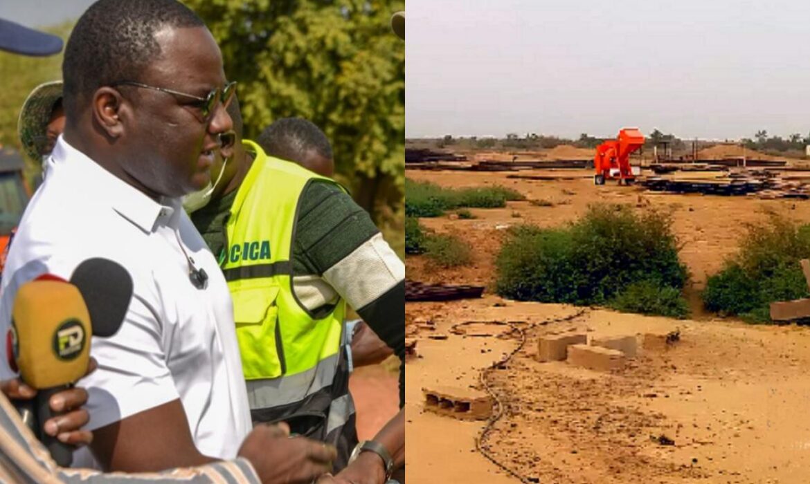 Déthié Fall brandit la mise en demeure à l’entreprise chargée de la construction