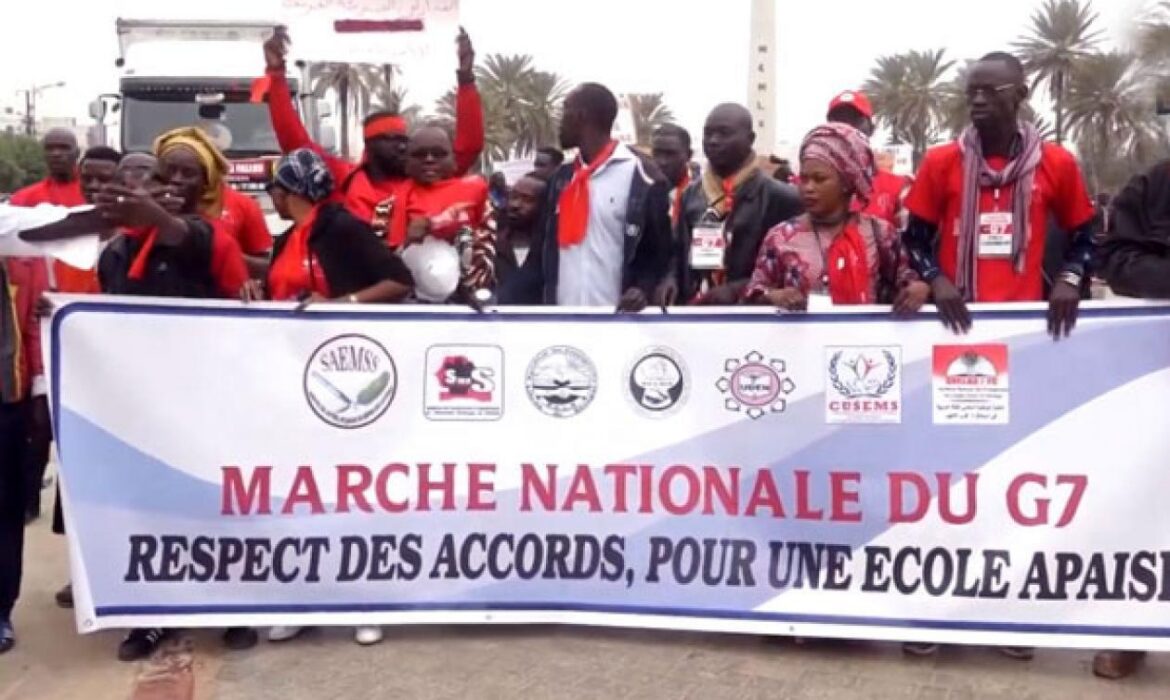 Le G7 déclenche un troisième plan d’action et appelle au boycott des évaluations dès le 28 janvier