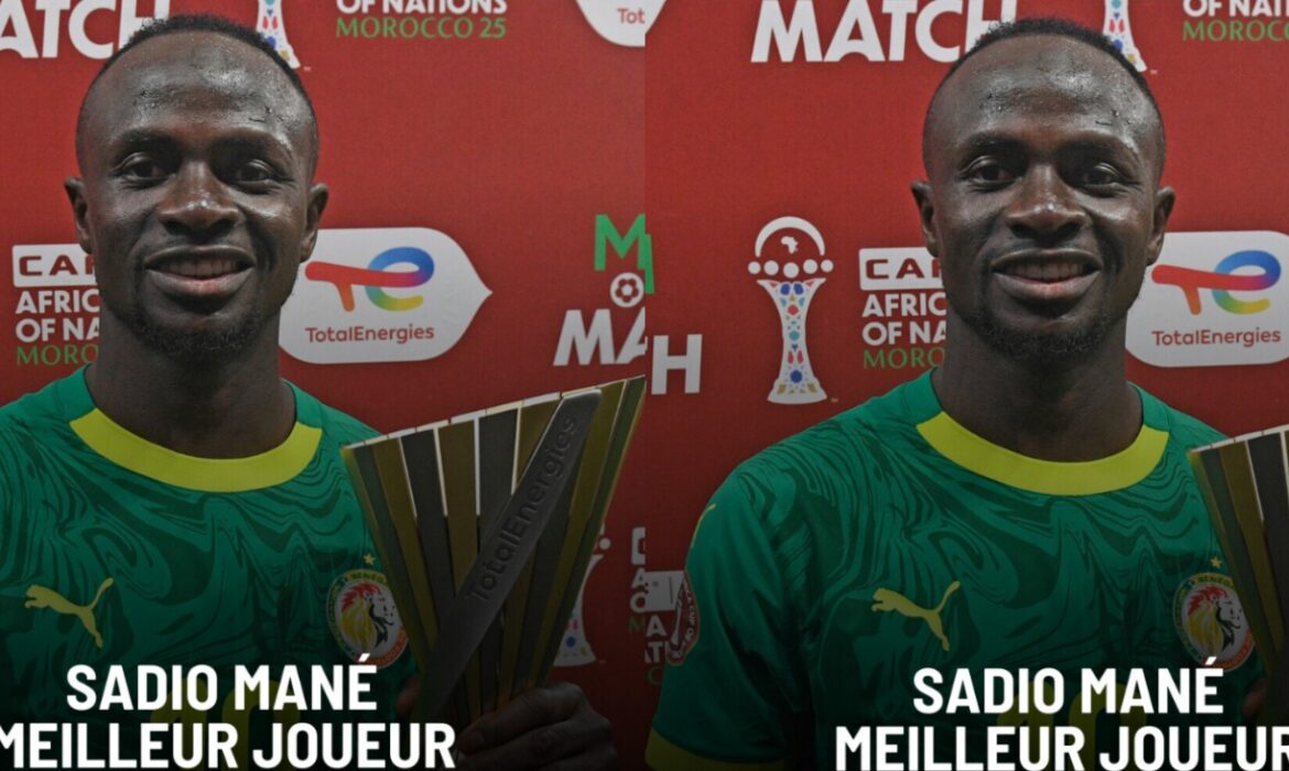 Sadio Mané élu meilleur joueur de la CAN 2025