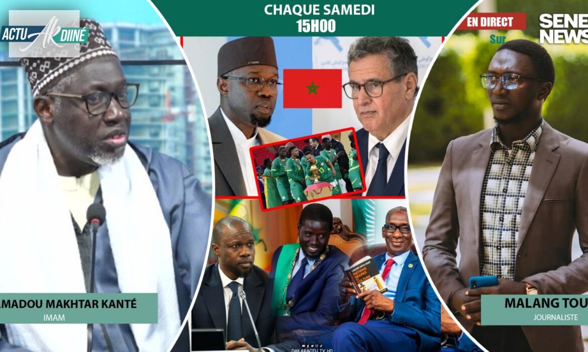 DIRECT – Imam Kanté face à l’actu : Étudiant poignardé à l’UCAD, tensions Maroc-Sénégal, primes des Lions…