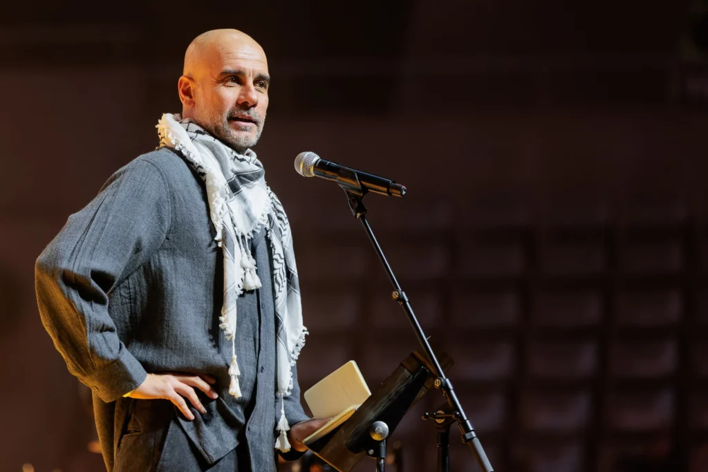 Au milieu des questions sur la Coupe de la Ligue, la prise de parole tranchée de Pep Guardiola concernant le sort des Palestiniens
