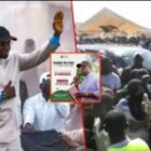 le Premier ministre Ousmane Sonko, leader de PASTEF, à Guinguinéo