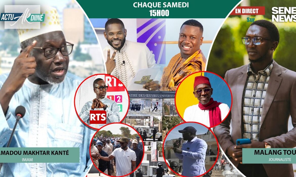 L&rsquo;animateur Pape Cheikh Diallo et le chanteur Djiby Dramé font la Une