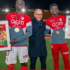 L’AS Monaco honore ses champions d’Afrique, Krépin Diatta et Lamine Camara