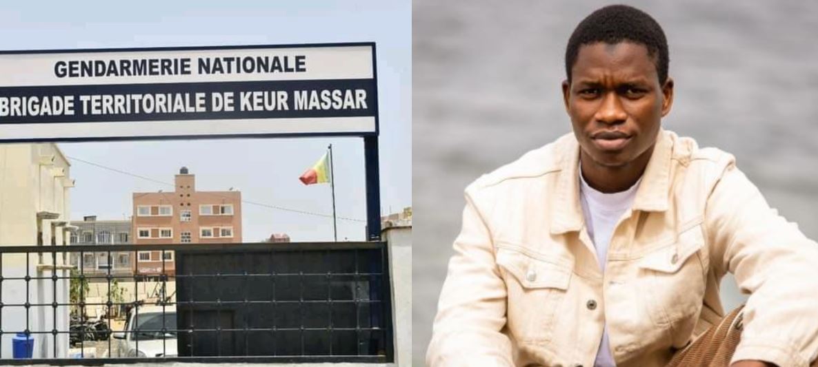 Le célèbre TikTokeur Pa Assane Gueye Lébou à la Gendarmerie de Keur Massar
