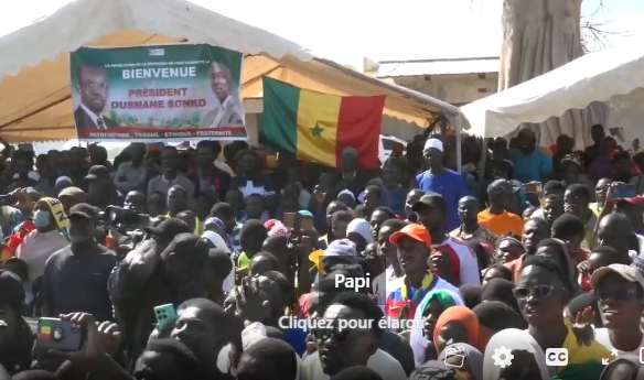 Suivez la tournée politique de Ousmane SONKO a Guinguineo