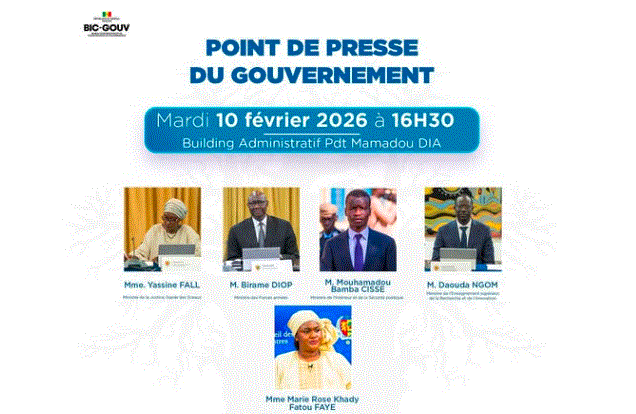 Suivez le point de presse du gouvernement