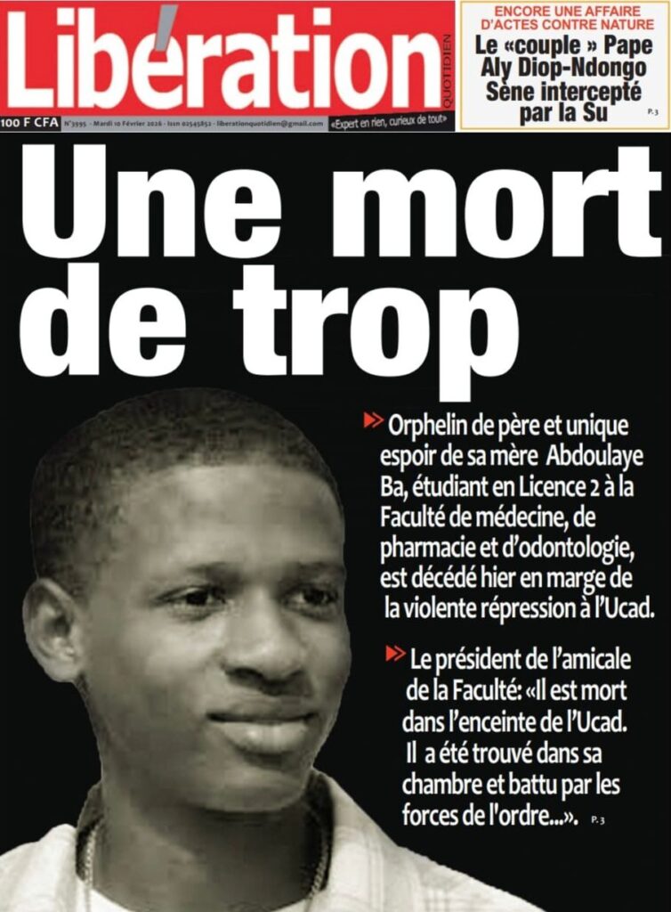 Découvrez les Unes des journaux sénégalais du mardi 10 février 2026