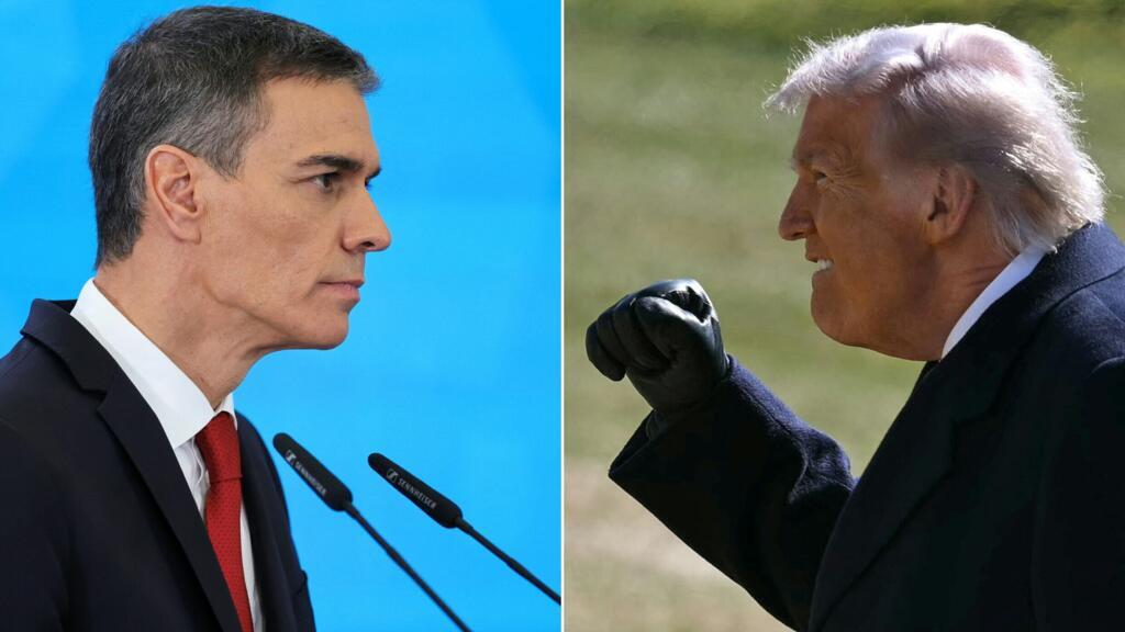 Menacé par Trump, Pedro Sánchez répond avec fermeté : « Non à la guerre »