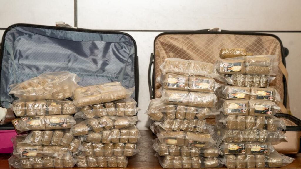 l’inspection de routine à l’AIBD révèle une cargaison hautement prohibée