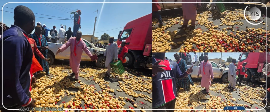 la cause de la fronde des maraîchers au Kilomètre 50