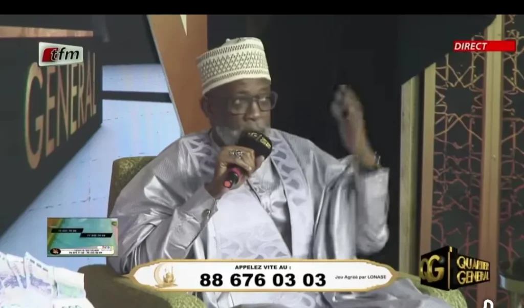 le message direct adressé à la famille d’Ahmed Khalifa Niass en pleine émission