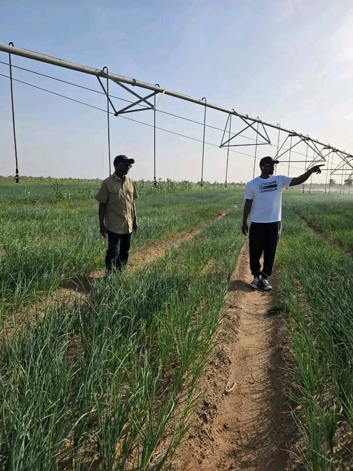 « j’ai eu le plaisir et l’honneur d’accueillir le Premier ministre, Ousmane Sonko, dans mes exploitations agricoles… »