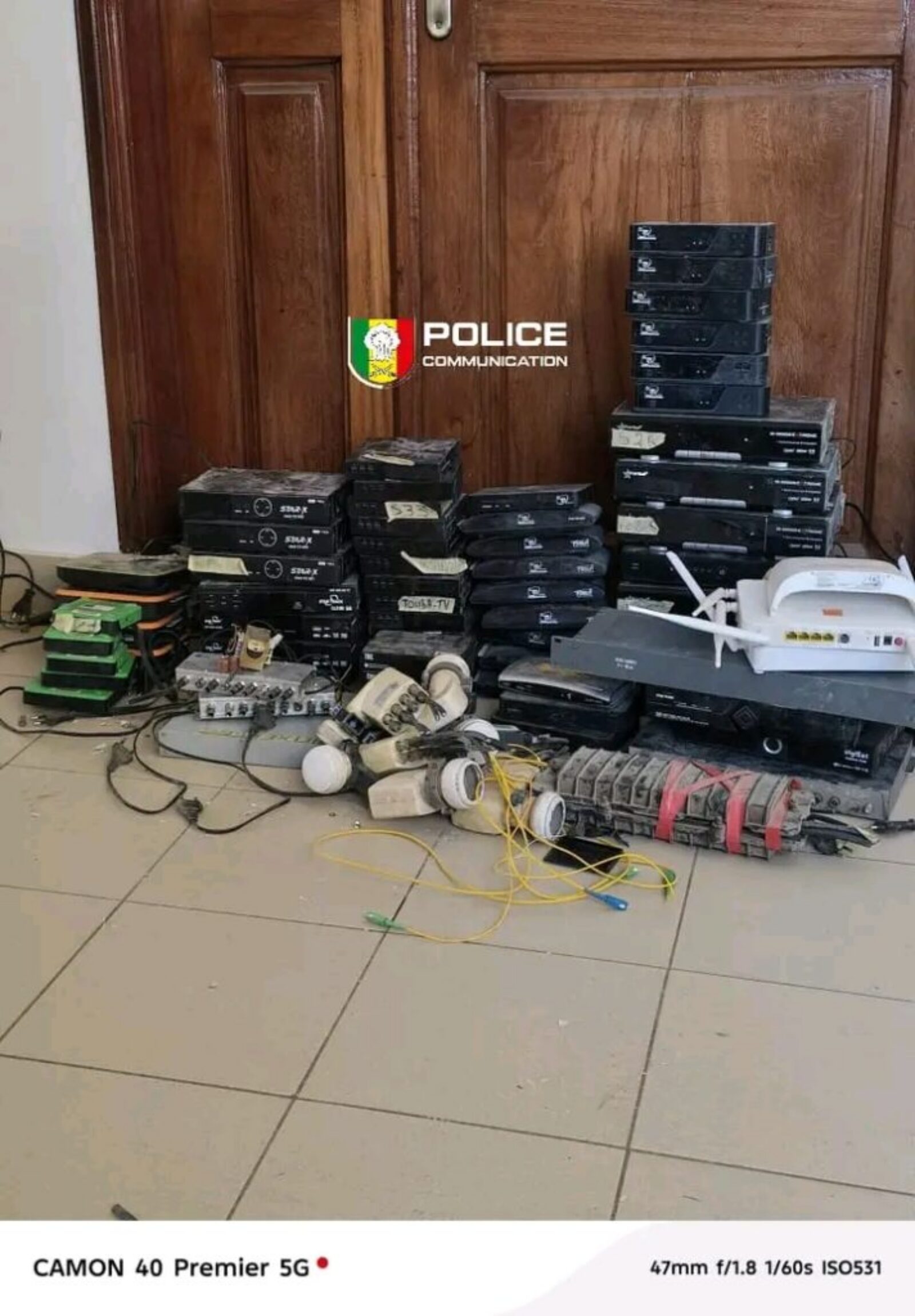 Démantèlement d’un réseau de câblodistribution clandestine par la BNLPC