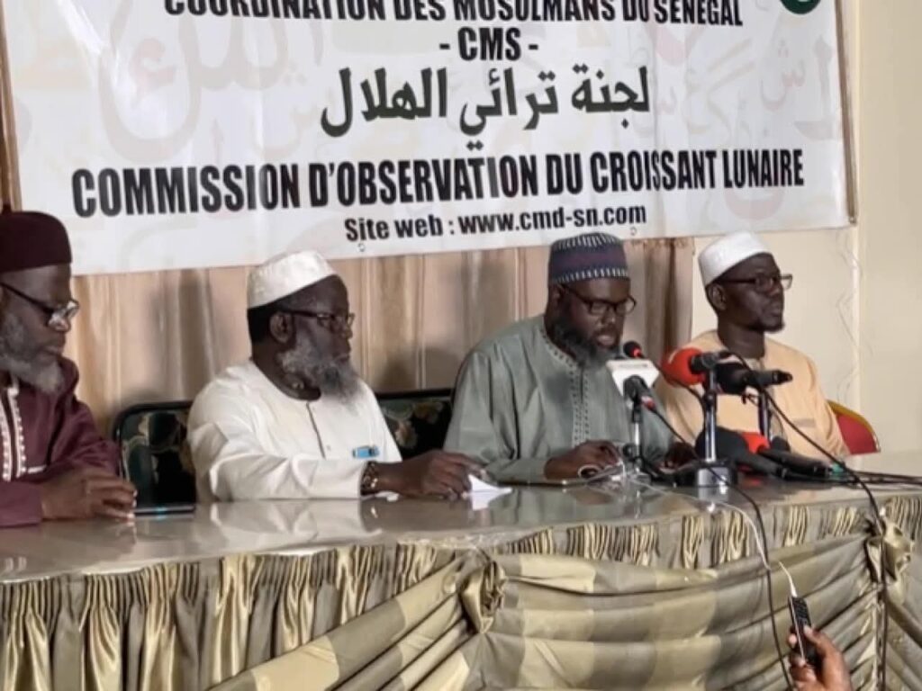 Après l’échec de l’observation lunaire, la Coordination des musulmans du Sénégal fixe le jour de la Korité