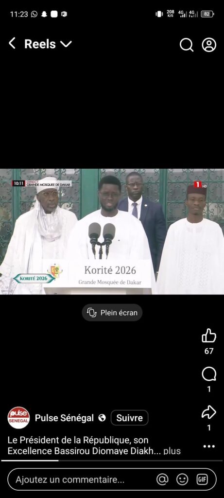 l’édifice depuis lequel le Président Diomaye Faye s’est adressé à la Nation