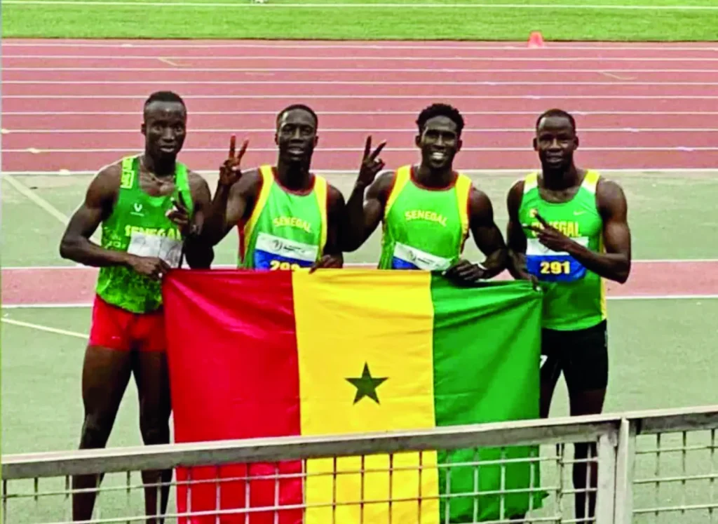 un podium inédit vient briser la longue disette de l’athlétisme sénégalais