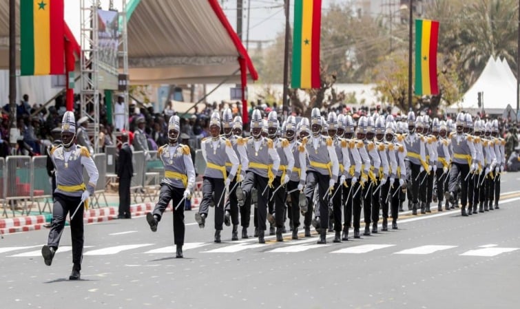 le défilé national délocalisé et placé sous le signe d’un événement mondial