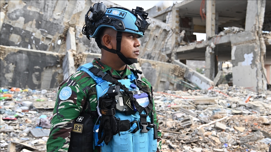 l’artillerie israélienne prend pour cible la zone de déploiement de ce contingent de l’ONU