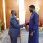 Diomaye Faye reçoit le Vice-Président ivoirien Tiémoko Meyliet Koné