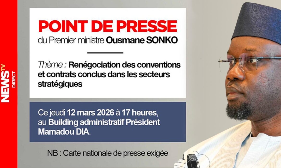 Ousmane Sonko s’explique enfin devant la presse