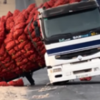un camion transportant des oignons bascule sur la route (photos)